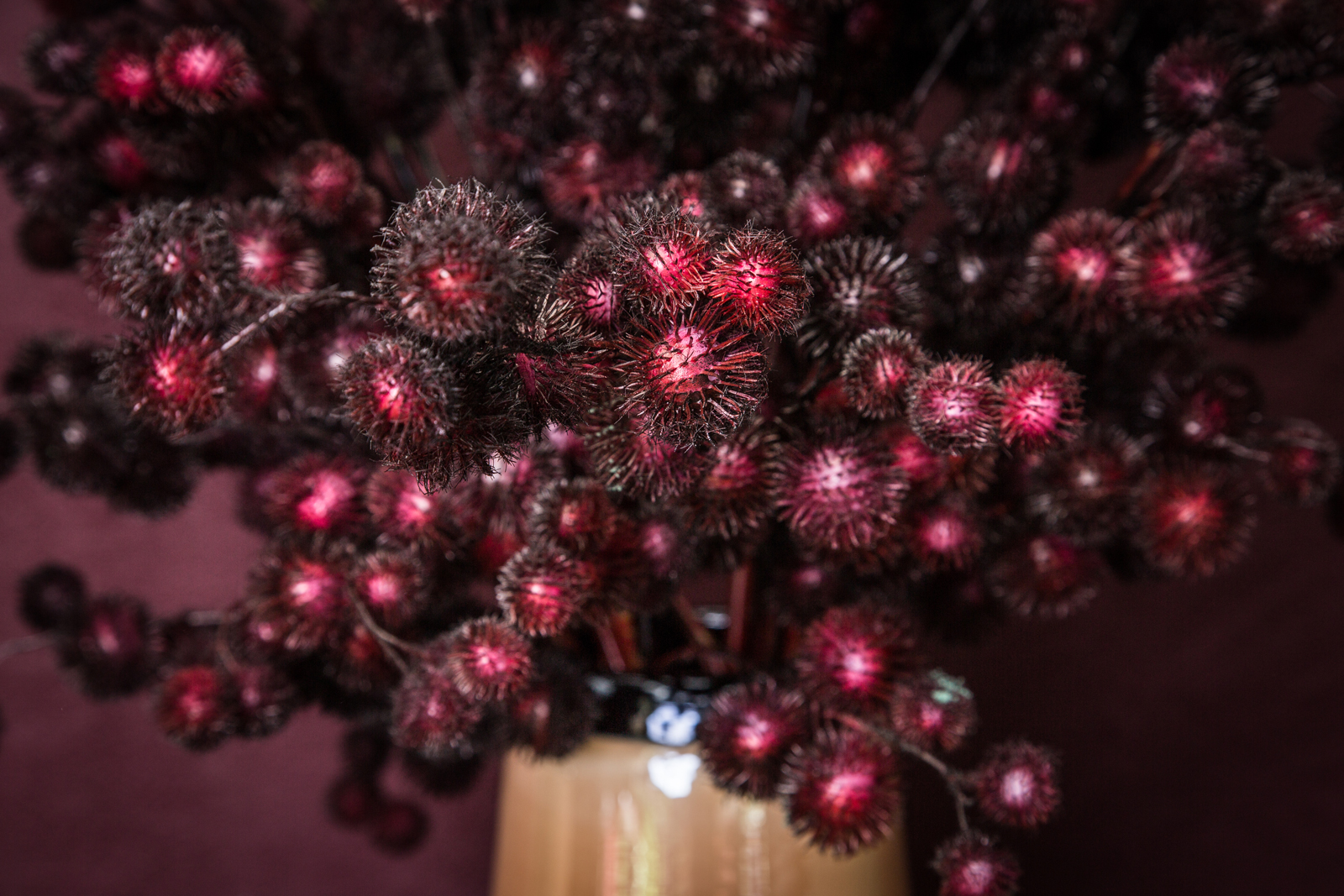 Kunstblumen Zweig, Rot
